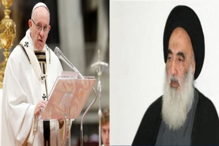البابا فرنسيس سيلتقي السيد السيستاني في آذار المقبل