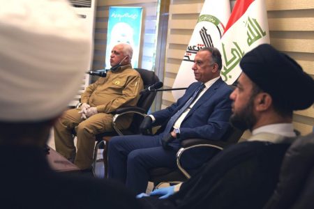 بعد عقوبات الفياض وابو فدك.. الكاظمي يزور هيئة الحشد الشعبي ويلتقي قادتها