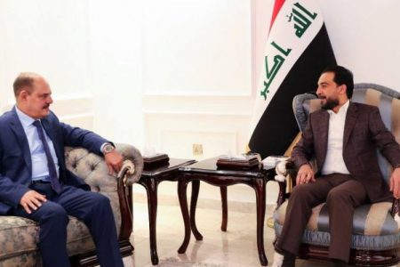 الحلبوسي يبحث مع اللامي منحة الصحفيين والأدباء والفنانين بموازنة 2021