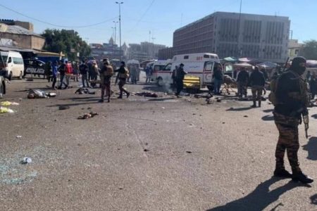 ارتفاع حصيلة التفجيرين الإرهابيين في منطقة باب الشرقي إلى 28 شهيداً و73 جريحاً