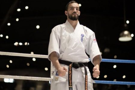 Mustafa Mohamed in preparation for the Asian and Arab Championships in kyokushin