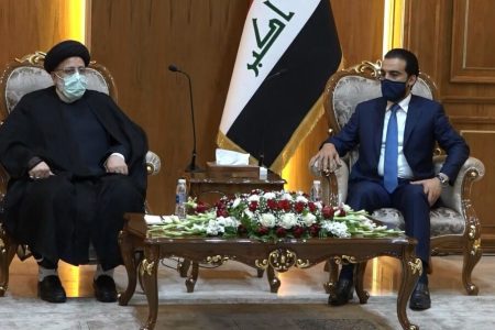 رئيس السلطة القضائية الإيرانية يلتقي رئيس مجلس النواب العراقي