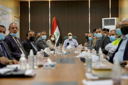 الكاظمي يتفقد المشروع ويطلع على مفاصل العمل به ومراحل الإنجاز